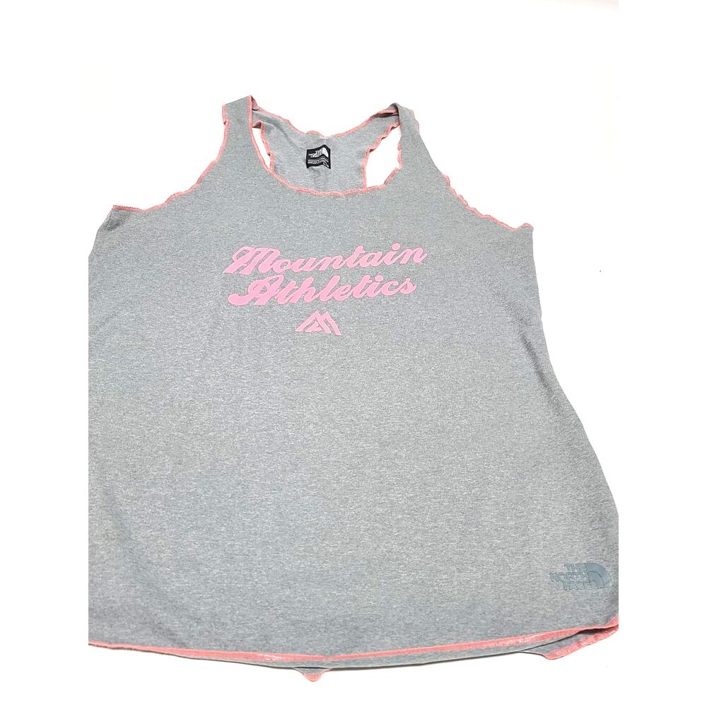 THE NORTH FACE  pink gray racerback tank size L